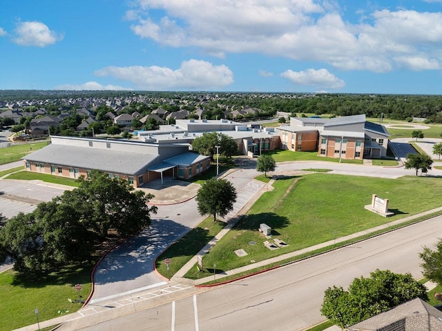 128 Lady Bird Ln, Georgetown, TX 78628 - aerial perspective of suburban area