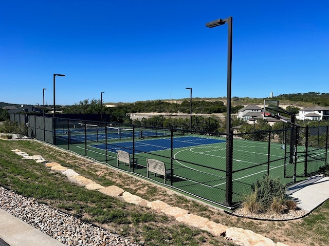 17800 Edgewood Way Unit 203, Jonestown, TX 78645 - view of basketball court featuring community basketball court and a tennis court