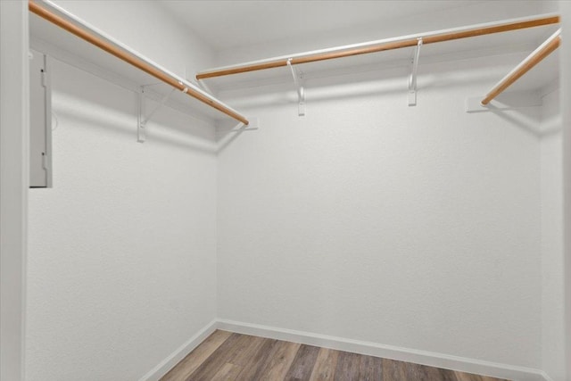 1522 Tamar Ln, Austin, TX 78727 - spacious closet featuring wood finished floors
