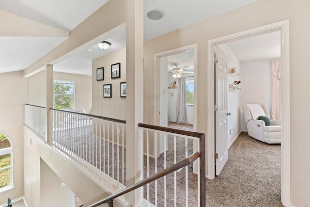 1401 Jackie Robinson Pl, Round Rock, TX 78665 - corridor featuring carpet flooring and baseboards