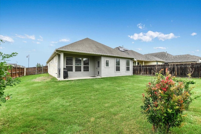 100 Rebel Red Cv, Liberty Hill, TX 78642 - rear view of property featuring a fenced backyard and a patio area