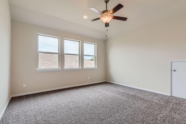 12383 Mesa Verde Dr, Austin, TX 78737 - carpeted spare room with a ceiling fan and baseboards
