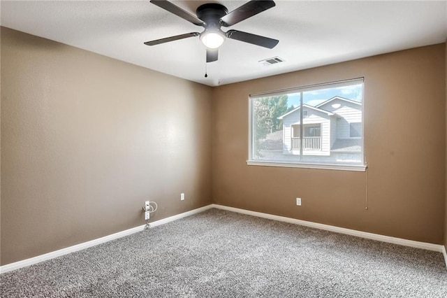7500 Shadowridge Run Unit 47, Austin, TX 78749 - unfurnished room with carpet floors and a ceiling fan