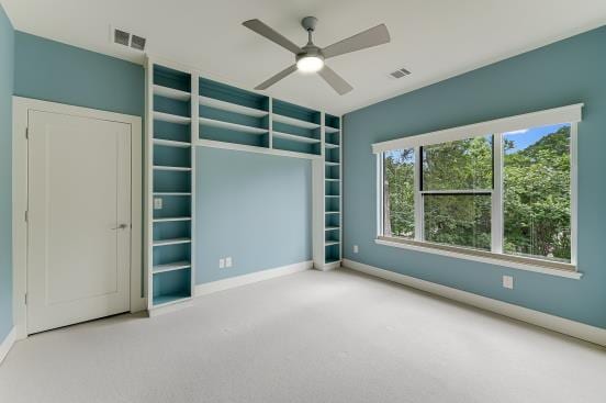 2822 Wooldridge Dr Unit B, Austin, TX 78703 - unfurnished bedroom featuring carpet and ceiling fan