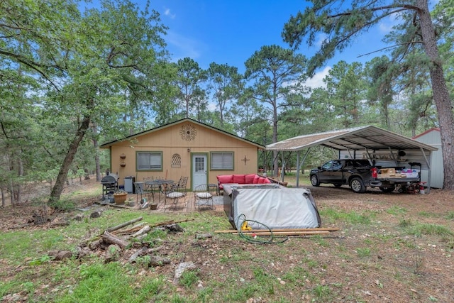 928 Moccasin Trl, La Grange, TX 78945 - view of front of home featuring a detached carport