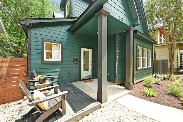 803 Jessie St, Austin, TX 78704 - view of deck
