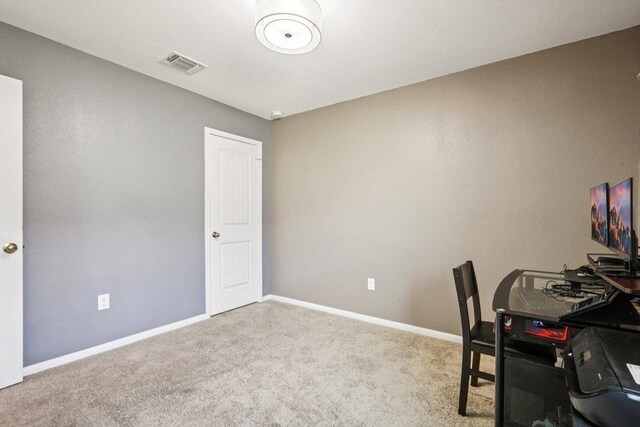 805 Red Tails Dr, Austin, TX 78725 - carpeted office with baseboards