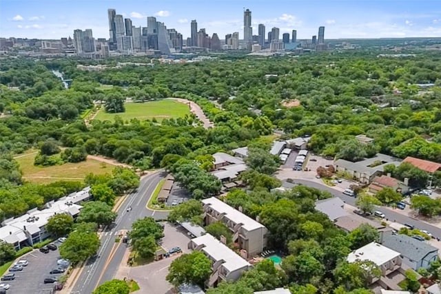1135 Barton Hills Dr Unit 355, Austin, TX 78704 - bird's eye view of city skyline and a tree filled landscape