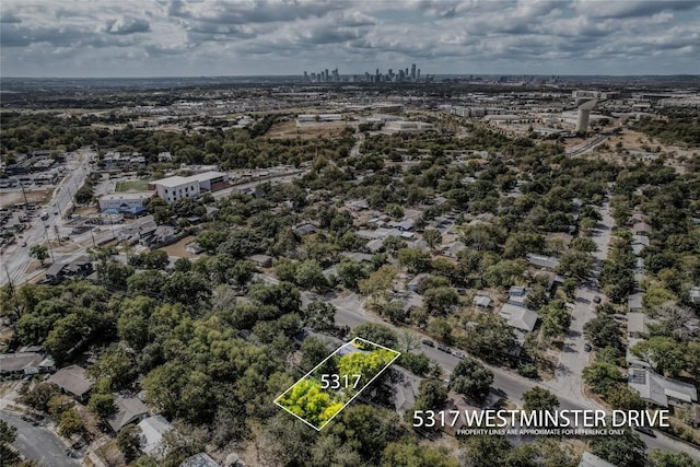 5317 Westminster Dr, Austin, TX 78723 - aerial view of property's location featuring property boundaries highlighted