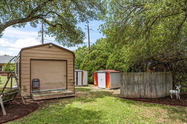 1601 Samoa Ct, Pflugerville, TX 78660 - view of yard featuring a storage shed