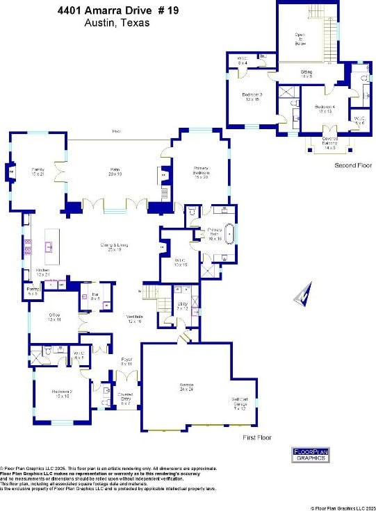 4401 Amarra Dr Unit 19, Austin, TX 78735 - view of property floor plan