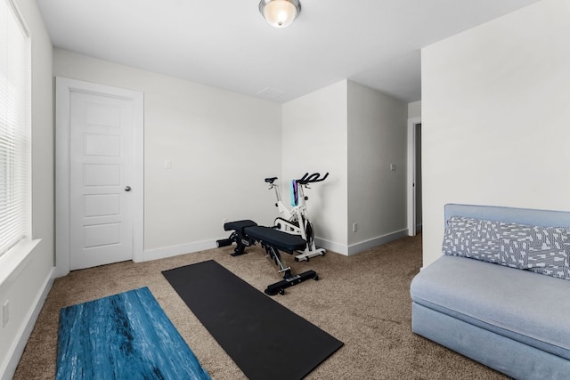 3800 Bristol Motor Pass, Austin, TX 78728 - exercise room with carpet floors and baseboards
