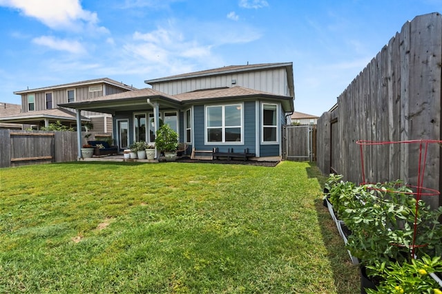 3800 Bristol Motor Pass, Austin, TX 78728 - back of property with a fenced backyard