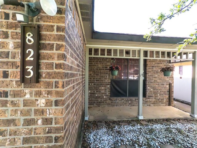 823 Topaz Ln, Leander, TX 78641 - view of exterior entry with brick siding