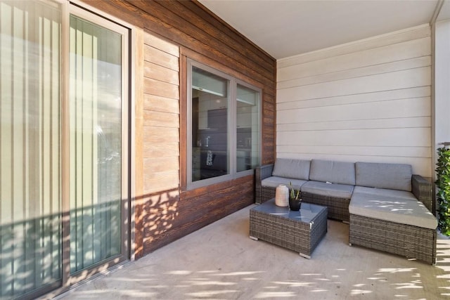 4361 S Congress Ave Unit 209, Austin, TX 78745 - view of patio / terrace featuring outdoor lounge area