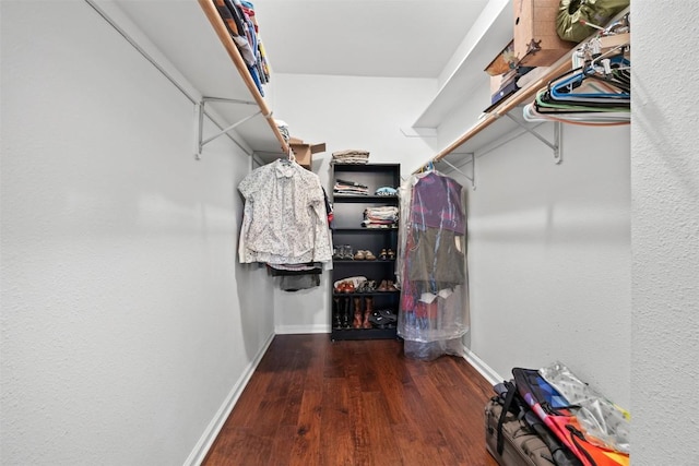 803 N Myrtle St, Georgetown, TX 78626 - spacious closet featuring wood finished floors
