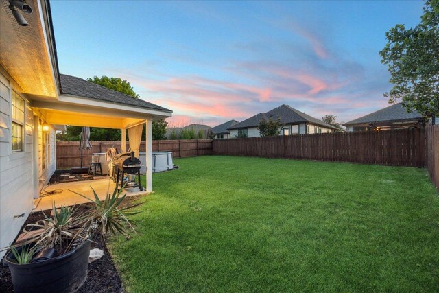 1220 Redstone Dr, Temple, TX 76502 - fenced backyard with a patio