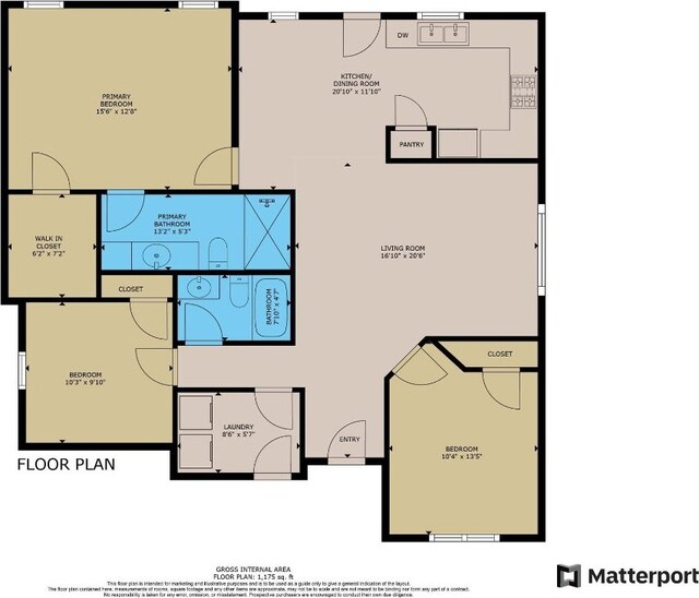 1220 Redstone Dr, Temple, TX 76502 - view of floor plan / room layout