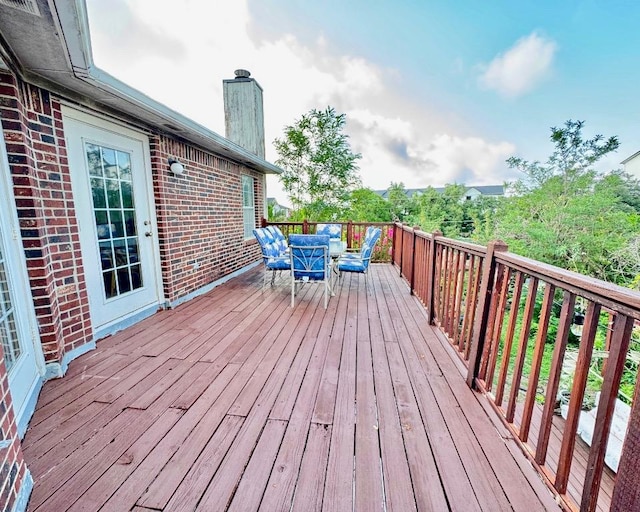 15304 Iola Cv, Austin, TX 78717 - deck featuring outdoor dining space