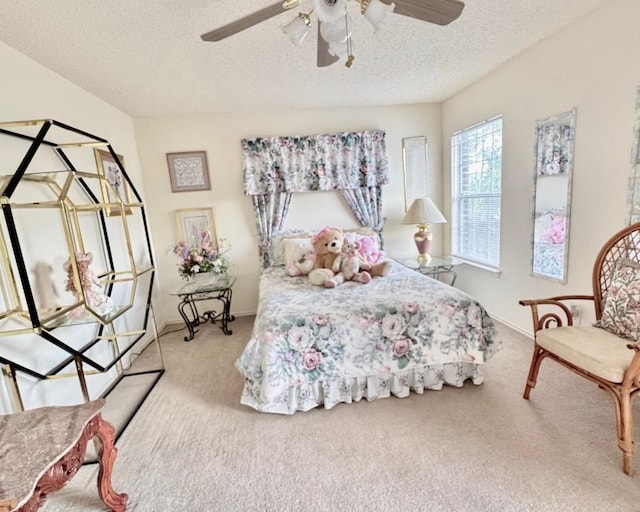 15304 Iola Cv, Austin, TX 78717 - bedroom with carpet flooring and a textured ceiling