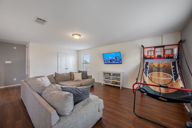 808 Lonesome Lilly Way, Pflugerville, TX 78660 - living area featuring baseboards and wood finished floors