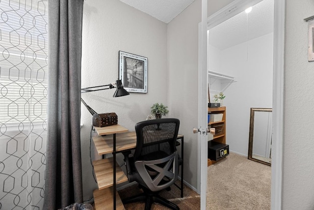 1111 Fairlawn Cv, Round Rock, TX 78664 - office area with a textured wall and baseboards