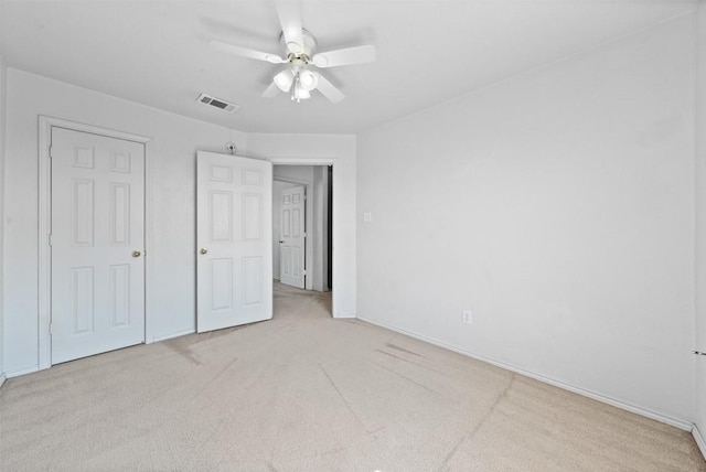 204 Meadowview Ln, Gatesville, TX 76528 - unfurnished bedroom with light colored carpet and a ceiling fan
