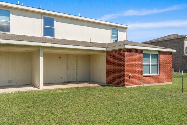 204 Meadowview Ln, Gatesville, TX 76528 - view of front of house featuring a patio area, brick siding, and a shingled roof