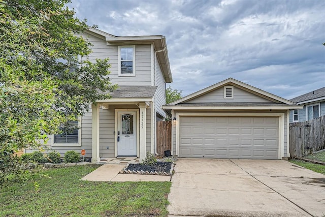 17729 Golden Valley Dr, Manor, TX 78653 - traditional home featuring a garage and driveway