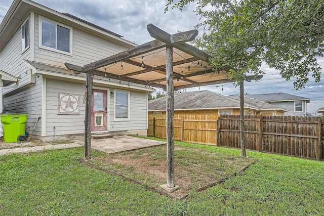17729 Golden Valley Dr, Manor, TX 78653 - rear view of house with a patio