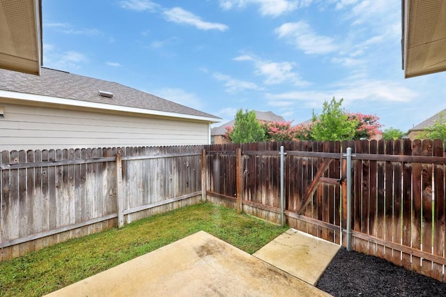 2424 Pecan Island Dr, Leander, TX 78641 - fenced backyard with a patio area