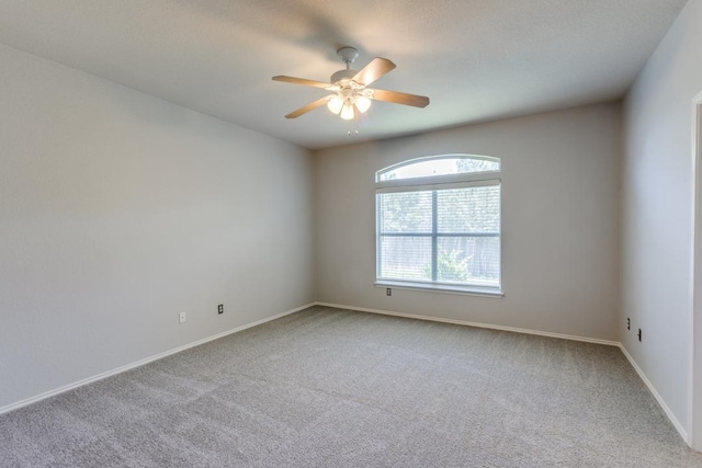 15737 Cadoz Dr, Austin, TX 78728 - carpeted spare room with a ceiling fan and baseboards