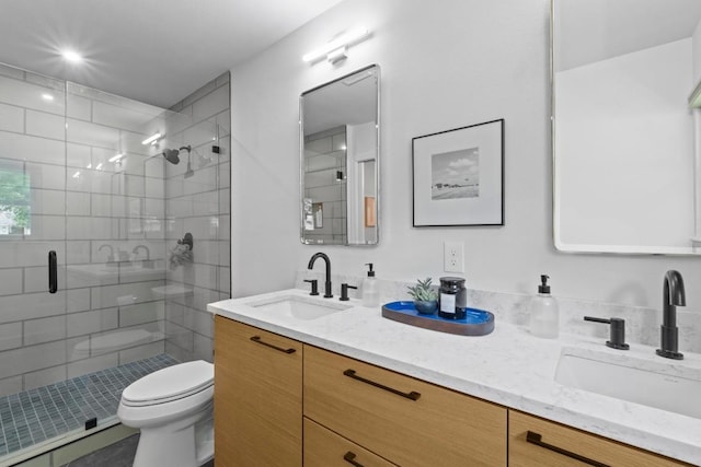1909 Belford Dr, Austin, TX 78757 - full bath featuring double vanity and a stall shower