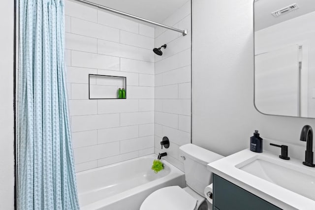 1909 Belford Dr, Austin, TX 78757 - full bathroom featuring shower / bath combo with shower curtain and vanity