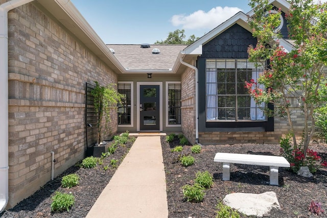 5812 Abilene Trl, Austin, TX 78749 - view of exterior entry with roof with shingles