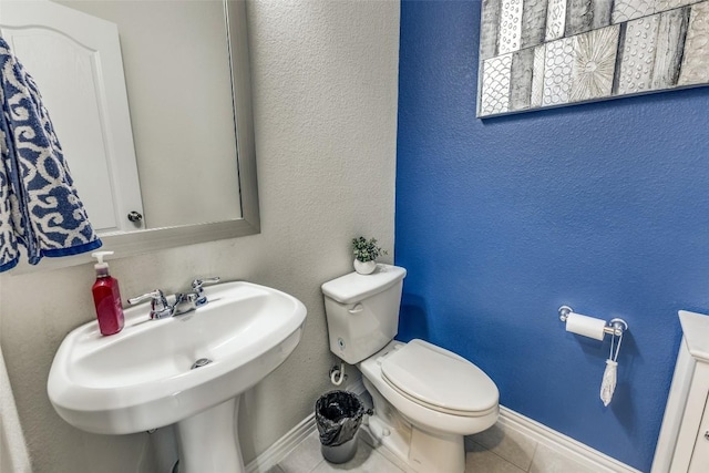 544 Blossom Valley Strm, Buda, TX 78610 - bathroom with tile patterned flooring and toilet
