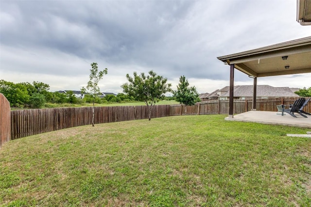 544 Blossom Valley Strm, Buda, TX 78610 - fenced backyard featuring a patio area