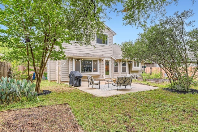 7702 Kincheon Ct, Austin, TX 78749 - back of property featuring a patio