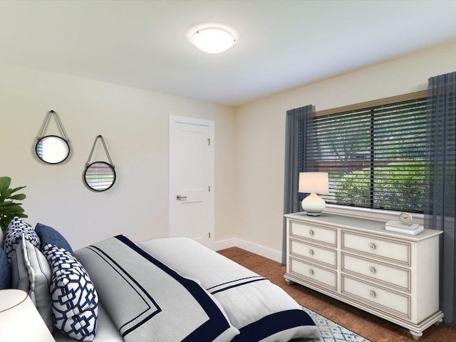 11303 Toledo Dr, Austin, TX 78759 - bedroom with dark wood finished floors and baseboards