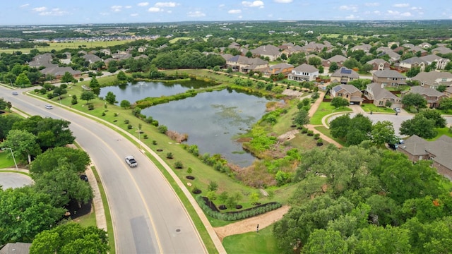 240 Fort Mabry Loop, Georgetown, TX 78628 - aerial view of property and surrounding area featuring a nearby body of water and nearby suburban area