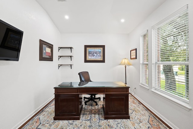 240 Fort Mabry Loop, Georgetown, TX 78628 - office featuring recessed lighting and light wood finished floors