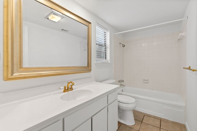 1108 Hi Stirrup Unit 12, Horseshoe Bay, TX 78657 - bathroom featuring vanity, tile patterned flooring, and bathtub / shower combination