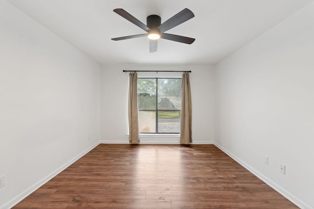 1108 Hi Stirrup Unit 12, Horseshoe Bay, TX 78657 - unfurnished room featuring ceiling fan and wood finished floors