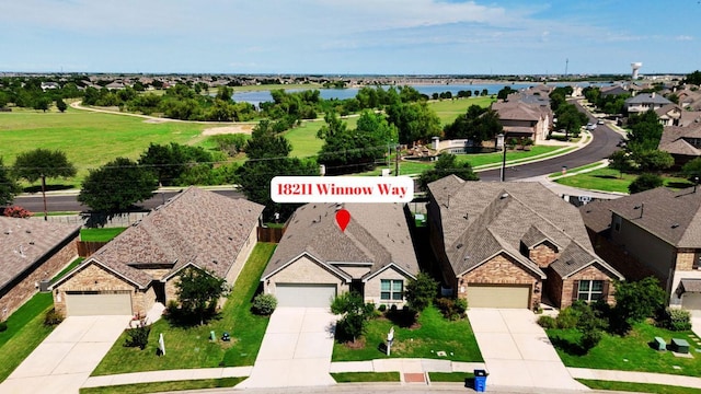 18211 Winnow Way, Pflugerville, TX 78660 - aerial view of residential area featuring a nearby body of water