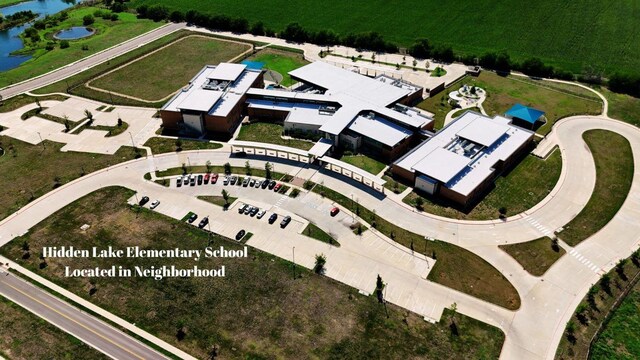18211 Winnow Way, Pflugerville, TX 78660 - aerial overview of property's location with a large body of water