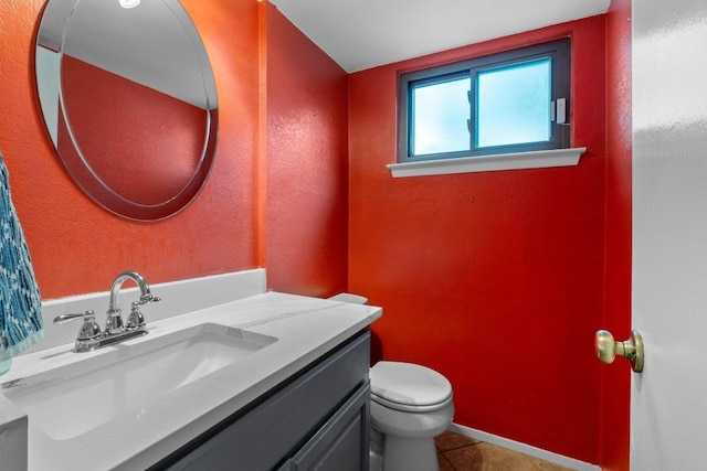 4304 Adelphi Ln, Austin, TX 78727 - bathroom with vanity, tile patterned floors, and a textured wall