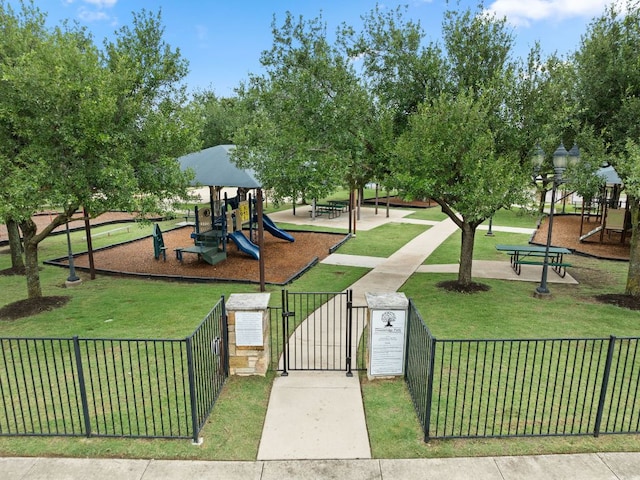 4410 Cisco Valley Dr, Round Rock, TX 78664 - community jungle gym featuring a gate