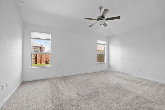 8213 Spire Vw, Austin, TX 78744 - carpeted spare room featuring a smoke detector and a ceiling fan