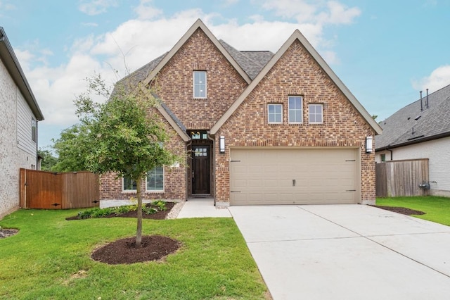 105 Sweetgum Cv, Bastrop, TX 78602 - view of front of house featuring brick siding, driveway, and a shingled roof