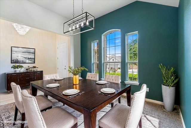 2520 Milan Meadows Dr, Leander, TX 78641 - dining room with a chandelier